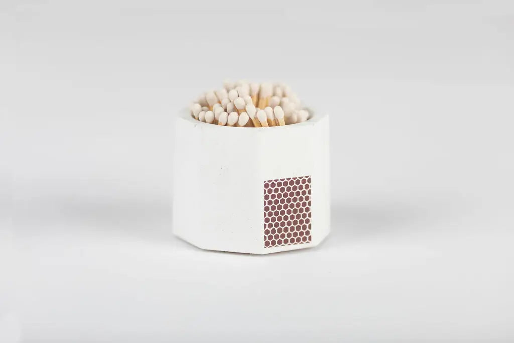 Areca Matchstick Holder and Match Stick Set