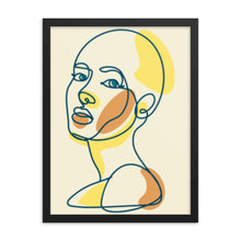 Load image into Gallery viewer, SB Home Studio Neutral Head Framed Abstract Art Print
